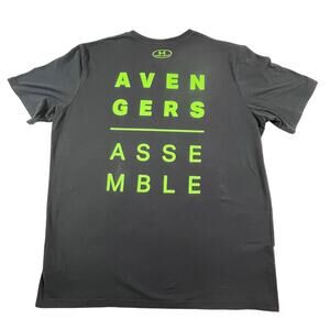 Under Armour Marvel Hulk Avengers Assemble T-shirt Black Men’s Sz Large